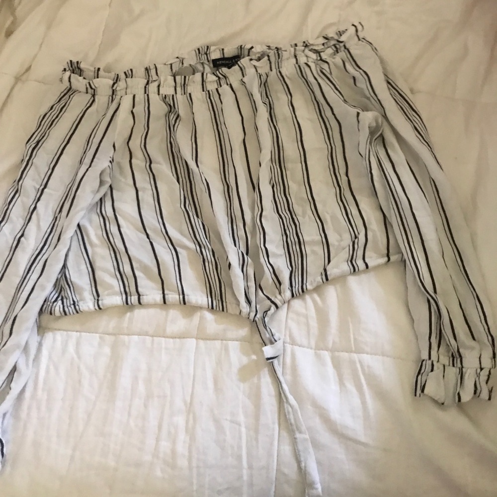 Kendall and Kylie off shoulder shirt